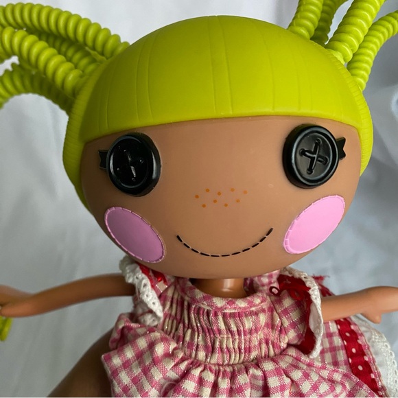 Lalaloopsy Wearing Pink Dress 12”Doll Silly Bendy Green Hair For Kids Girls - Picture 6 of 6